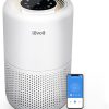 LEVOIT Air Purifiers for Home Large Room Up to 1878 Ft² with Washable Pre-Filter, AHAM VERIFIDE, Air Quality Monitor, HEPA Sleep Mode for Allergies, Pet Hair in Bedroom, Vital 200S-P, White 4