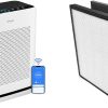 LEVOIT Air Purifiers for Home Large Room Up to 1900 Ft² in 1 Hr with Washable Filters & LV-PUR131 Air Purifier Replacement Filter, Hepa and Activated Carbon Filters Set, LV-PUR131-RF, 1 Pack