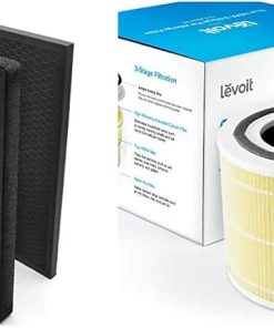 LEVOIT Air Purifier LV-PUR131 Replacement Filter, LV-PUR131-RF & Core 300 Air Purifier Replacement Filter, 3-in-1 Pre-Filter, True HEPA Filter, Core 300-RF (Pet Allergy)