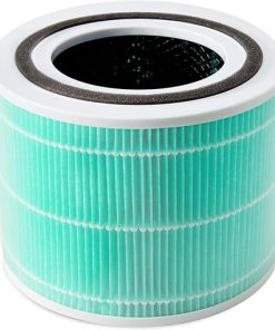 LEVOIT Air Purifier for Home Allergies Pets Hair in Bedroom & Core 300 Air Purifier Replacement Filter, 3-In-1 Filter & Core 300 Air Purifier Toxin Absorber Replacement Filter