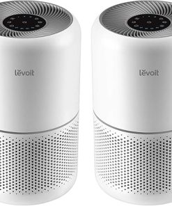 LEVOIT Air Purifier, White & Air Purifiers for Home Large Room, H13 True HEPA Filter Cleaner with Washable Filter for Allergies and Pets, Smokers, Vital 100, White 2