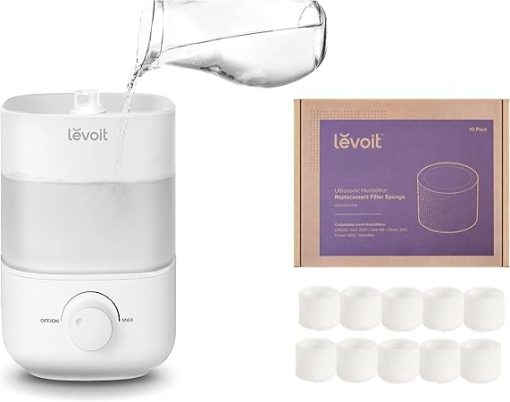 LEVOIT Top Fill Humidifiers & 10 Pack Replacement Filter - Image 2