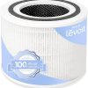 LEVOIT Core P350-P Replacement Filter, Genuine Air Purifier Filter, Supports HEPA Sleep Mode, High-Efficiency Activated Carbon for Removal of Smoke, Odor, Allergens, Pollen, Core P350-RF, 1 Pack