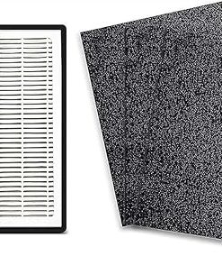 LEVOIT LV-H126 Air Purifier Replacement Filter, Genuine LV-H126-RF Air Filters, 3 Extra Pre-Filters, High-Efficiency Activated Carbon for Removal of Smoke, Odor, Allergens, Pollen, Black