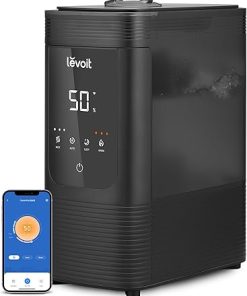 LEVOIT 6L Smart Warm and Cool Mist Humidifiers for Home Bedroom, 60H Runtime & Humidifiers for Bedroom Large Room Home, (6L) Cool Mist Top Fill Essential Oil Diffuser 2