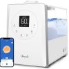 LEVOIT Smart Humidifiers for Bedroom Large Room Home,(6L) Cool Mist Top Fill Essential Oil Diffuser for Baby & Plants,Smart App & Voice Control, Rapid Humidification & Auto Mode-Quiet Sleep Mode, Gray 4