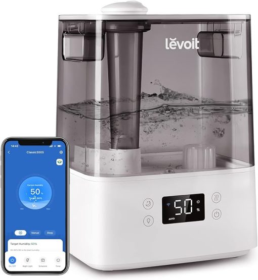 LEVOIT Humidifiers for Bedroom Large Room Home, (6L) & Air Purifiers for Home Large Room, Covers Up to 3175 Sq. Ft, Smart WiFi and PM2.5 Monitor - Image 2
