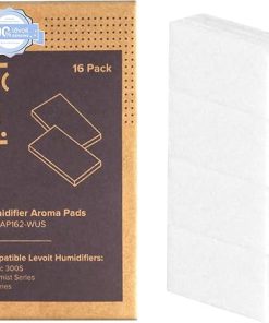 LEVOIT Aroma Pads 16 Pack, Humidifier Replacement Filters, Compatible with LV600S, Classic300S, LV600HH, OasisMist450S, Make The Fragrance Stronger and Longer Duration, White