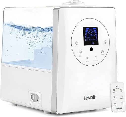 LEVOITLEVOIT Humidifiers for Bedroom Large Room Home, 6L, White & OasisMist Smart Cool and Warm Mist Humidifiers for Bedroom Large Room Home, Auto Customized Humidity, 4.5L, WhiteLEVOIT - Image 2