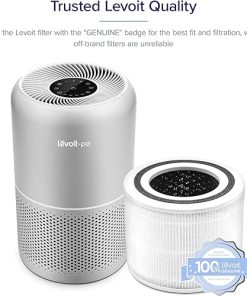 LEVOIT Core P350-P Replacement Filter, Genuine Air Purifier Filter, Supports HEPA Sleep Mode, High-Efficiency Activated Carbon for Removal of Smoke, Odor, Allergens, Pollen, Core P350-RF, 1 Pack 2