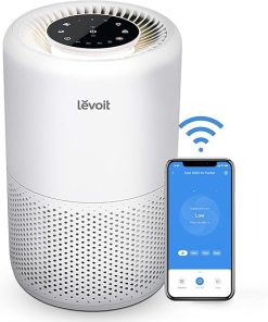 LEVOIT Air Purifiers for Home, Smart WiFi Alexa Control & Air Purifier for Home Allergies Pets Hair in Bedroom, H13 True HEPA Filter, 24db Filtration System Cleaner Odor Eliminators, White 2
