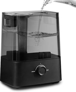 LEVOIT 6L Extra Large Humidifier for Bedroom Large Room Home, Cool Mist Last 60-Hour, Top Fill, Super Easy to Use and Clean, 360 Rotation Nozzle, Knob Control, Auto Shut Off, Quiet