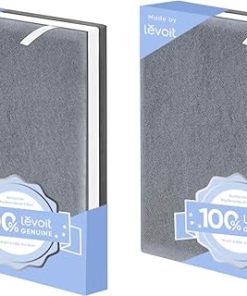LEVOIT Vital 100 Replacement Filter, Genuine Air Purifier Filter, High-Efficiency Activated Carbon for Removal of Smoke, Odor, Allergens, Pollen,Vital 100-RF, White, 2 Pack