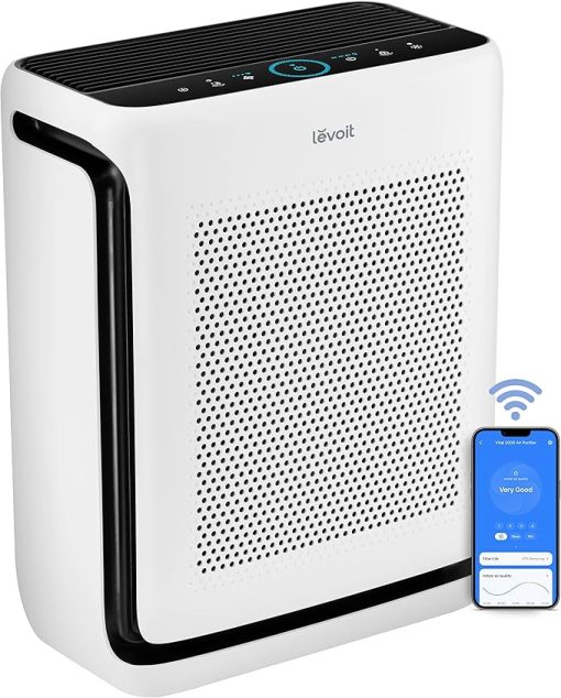 LEVOIT Air Purifier 1800 Ft2 Room with Washable Filters & LEVOIT 4L Humidifier for Bedroom Large Room 40Hr Run Time - Image 2