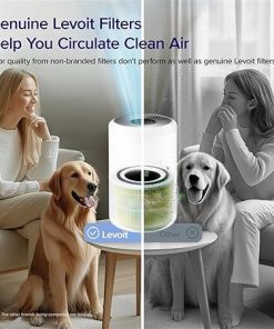 LEVOIT Core 300-P Replacement Filter Air Purifier Pet Allergy, Genuine Core300S-P Filters, Supports HEPA Sleep Mode, High-Efficiency Activated Carbon, Core 300-RF-PA, Yellow, 1 Pack 2