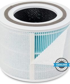 LEVOIT Air Purifier Smoke Remover Replacement Filter, Blue, 1 Count (Pack of 1) & Core 300 Air Purifier Toxin Absorber Replacement Filter, 3-in-1 True HEPA, 1 Pack, Green 2