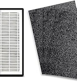 LEVOIT LV-H126 Air Purifier Replacement Filter, HEPA Filter, High-Efficiency Activated Carbon Filter, 3 Extra Pre-Filters, LV-H126-RF,Black & Core 200S Air Purifier Replacement Filter, 3-in-1 Filter 2
